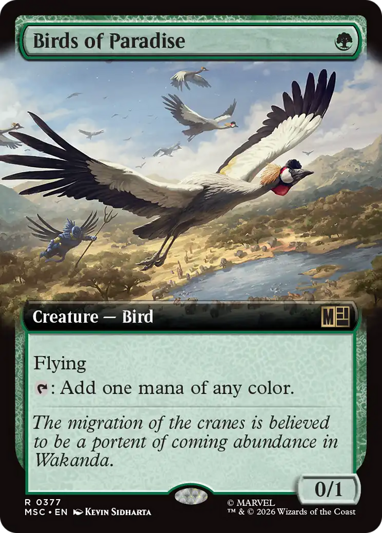 Birds of Paradise (Extended Art) [Marvel Super Heroes Commander] | Exor Games Summserside