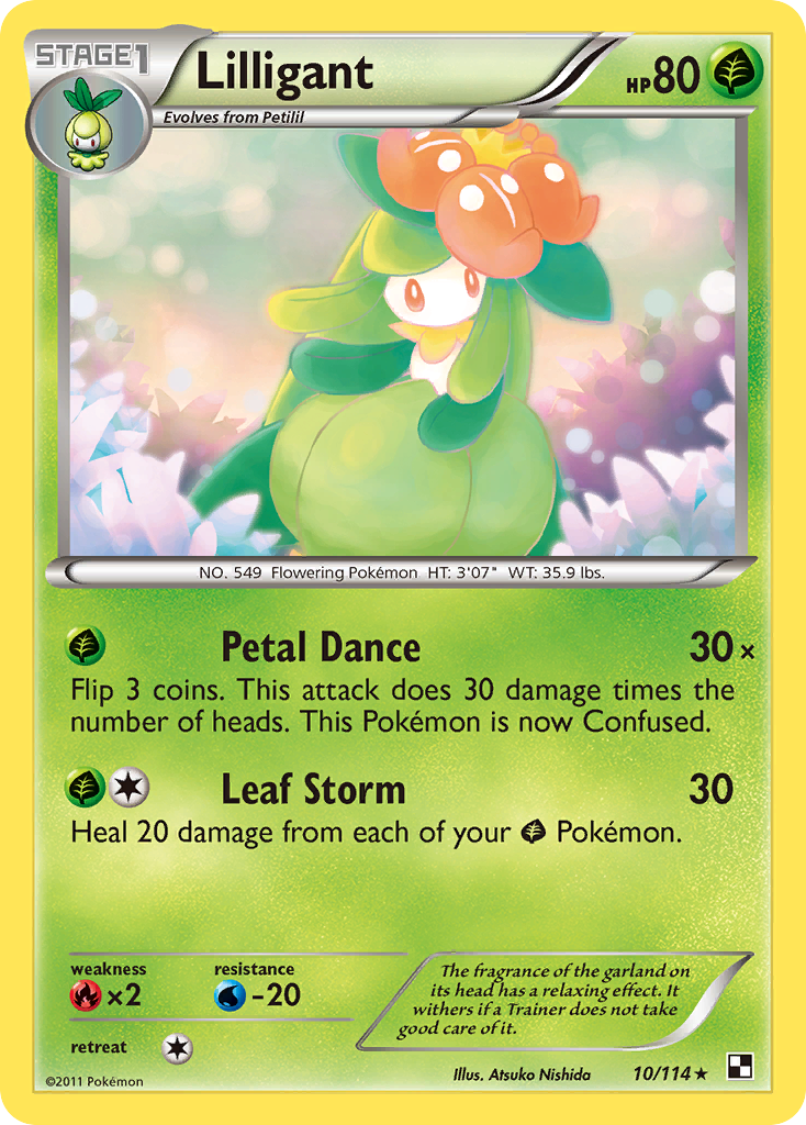 Lilligant (10/114) [Black & White: Base Set] | Exor Games Summserside