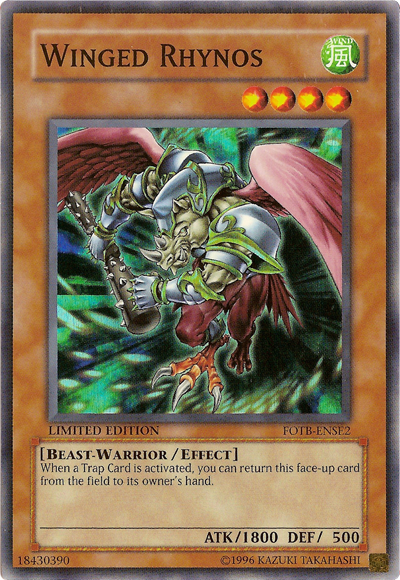 Winged Rhynos [FOTB-ENSE2] Super Rare | Exor Games Summserside