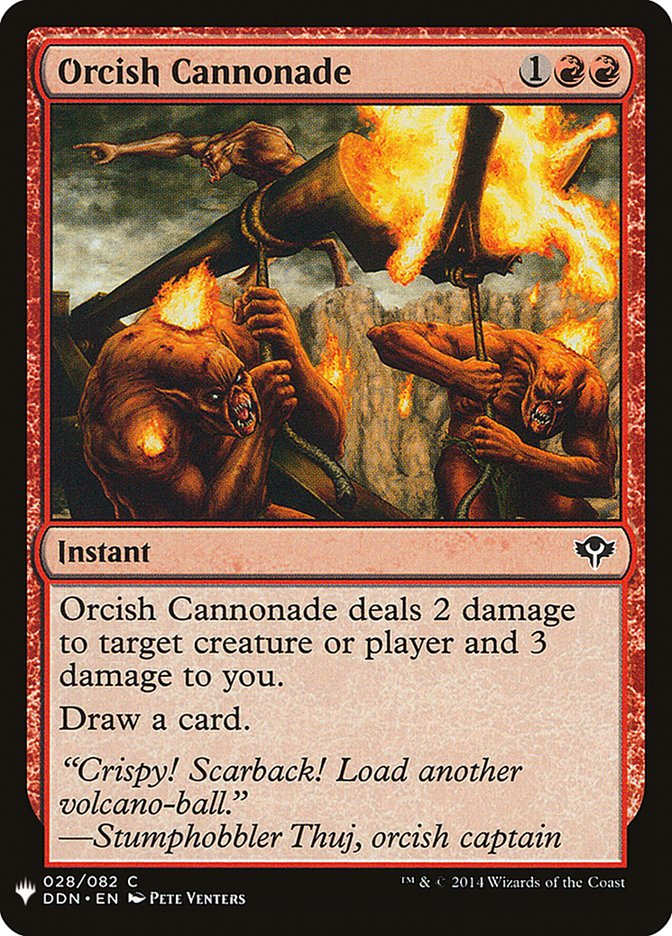 Orcish Cannonade [Mystery Booster] | Exor Games Summserside