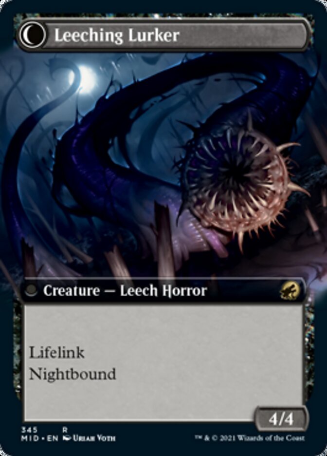 Curse of Leeches // Leeching Lurker (Extended Art) [Innistrad: Midnight Hunt] | Exor Games Summserside