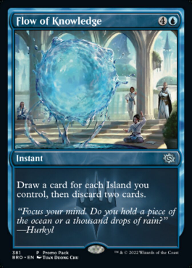 Flow of Knowledge (Promo Pack) [The Brothers' War Promos] | Exor Games Summserside