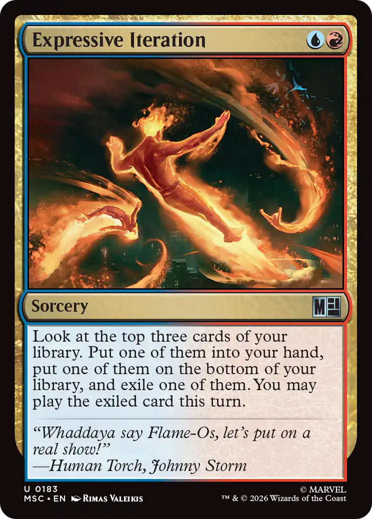 Expressive Iteration (Surge Foil) [Marvel Super Heroes Commander] | Exor Games Summserside