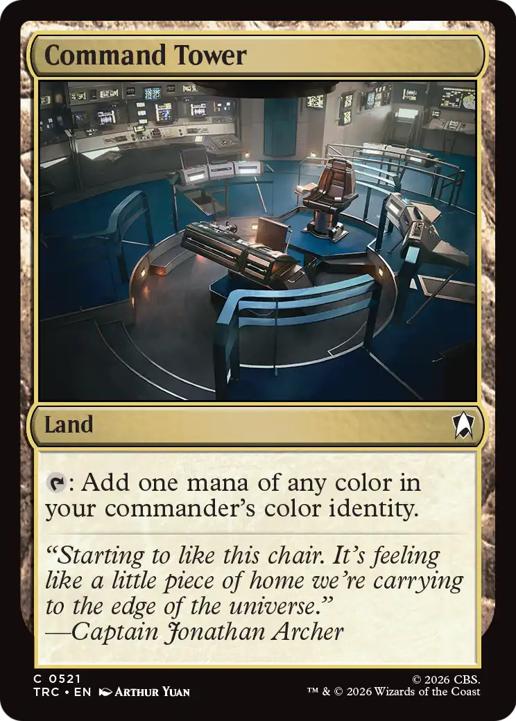 Command Tower (Surge Foil) [Star Trek Commander] | Exor Games Summserside