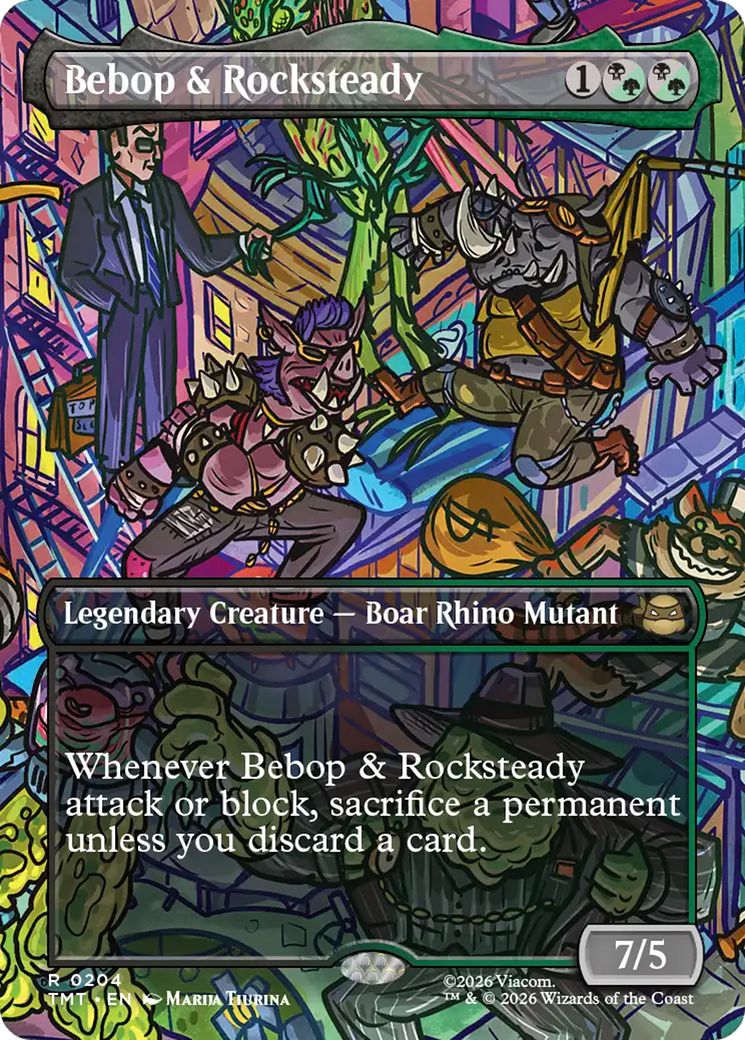 Bebop & Rocksteady (Borderless) [Teenage Mutant Ninja Turtles] | Exor Games Summserside