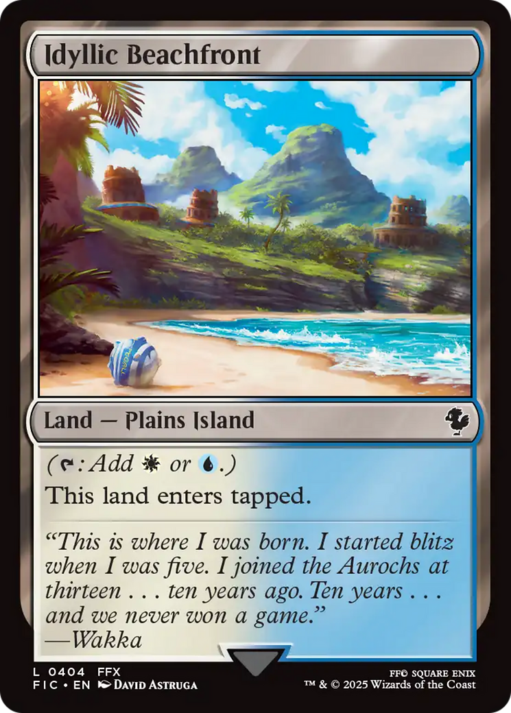 Idyllic Beachfront [FINAL FANTASY Commander] | Exor Games Summserside