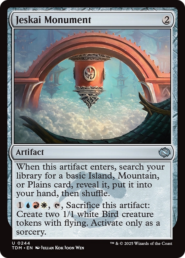 Jeskai Monument [Tarkir: Dragonstorm] | Exor Games Summserside