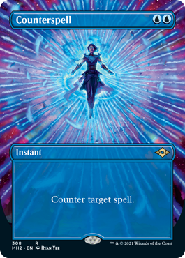 Counterspell (Borderless Alternate Art) [Modern Horizons 2] | Exor Games Summserside