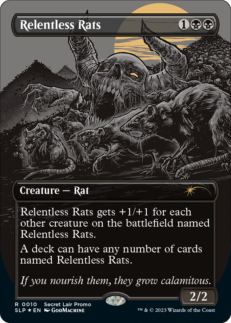 Relentless Rats (Borderless) [Secret Lair Showdown] | Exor Games Summserside