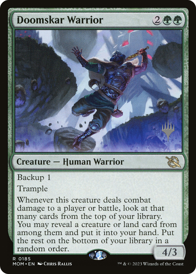 Doomskar Warrior (Promo Pack) [March of the Machine Promos] | Exor Games Summserside