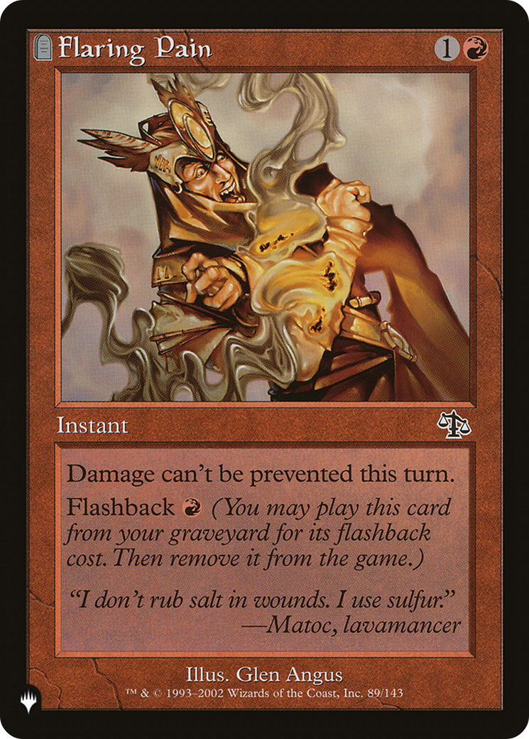 Flaring Pain [The List] | Exor Games Summserside