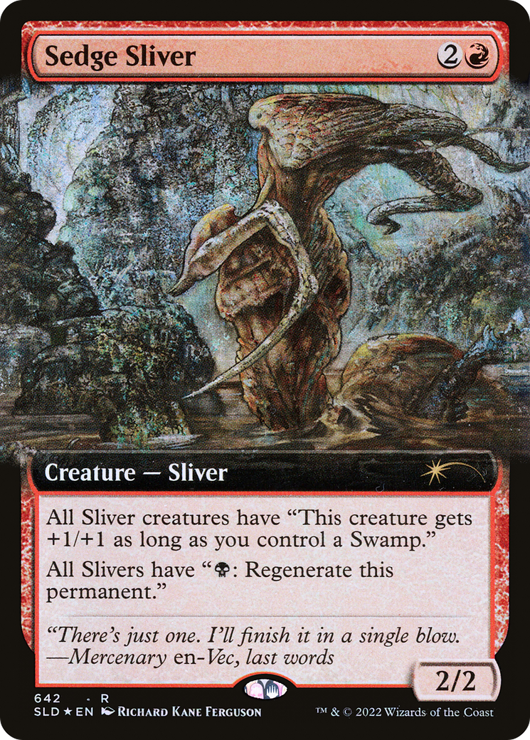 Sedge Sliver (Extended Art) [Secret Lair Drop Promos] | Exor Games Summserside