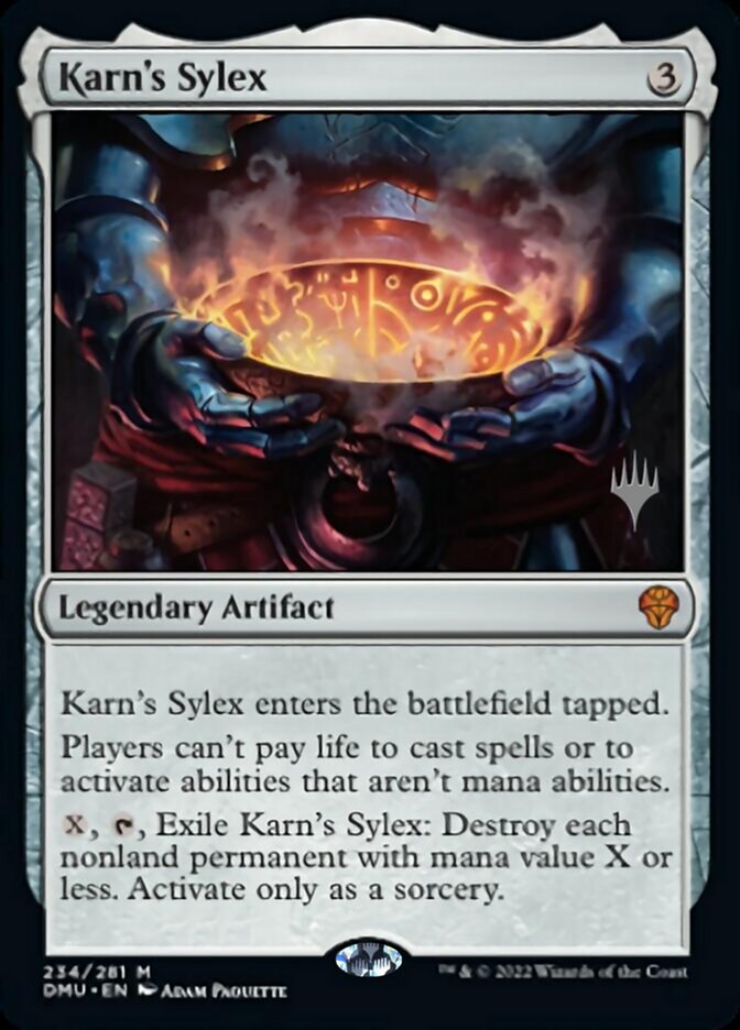 Karn's Sylex (Promo Pack) [Dominaria United Promos] | Exor Games Summserside