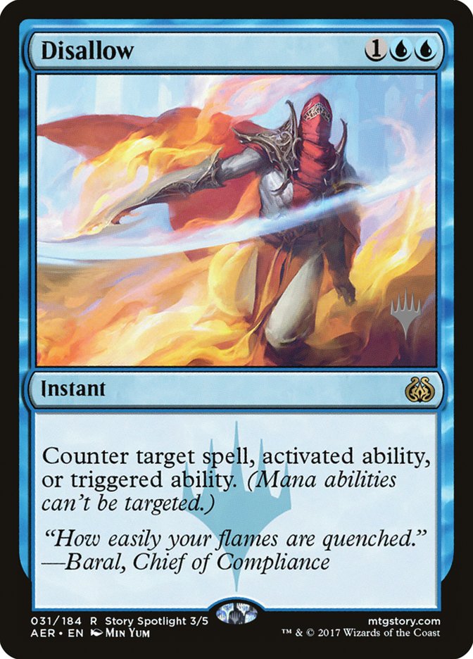 Disallow (Promo Pack) [Aether Revolt Promos] | Exor Games Summserside
