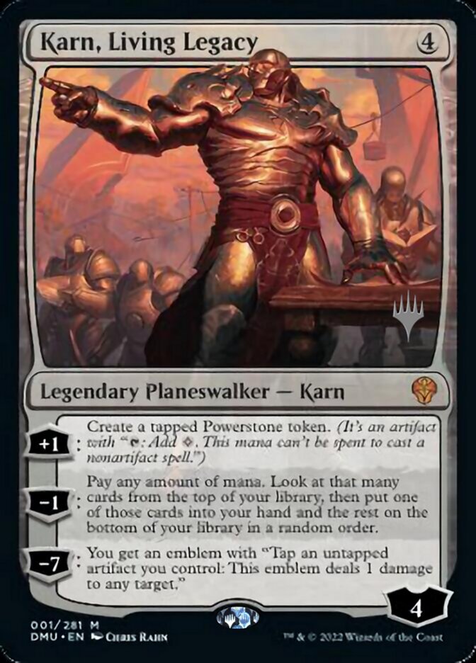 Karn, Living Legacy (Promo Pack) [Dominaria United Promos] | Exor Games Summserside