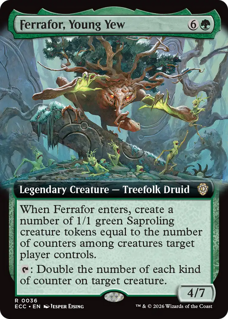Ferrafor, Young Yew (Extended Art) [Lorwyn Eclipsed Commander] | Exor Games Summserside