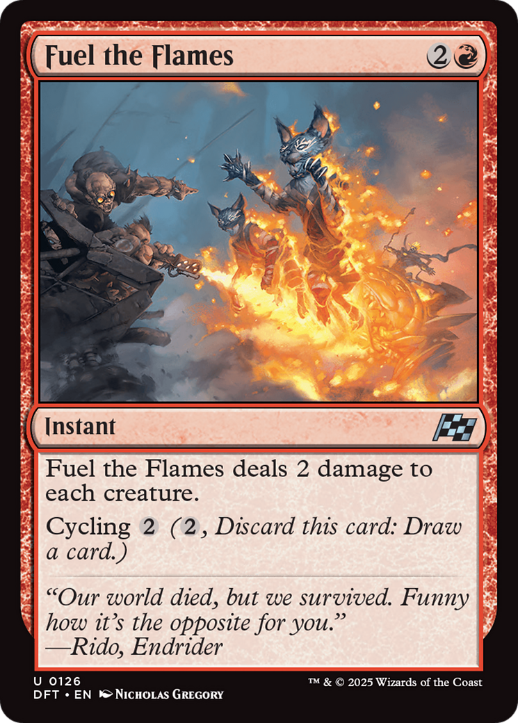 Fuel the Flames [Aetherdrift] | Exor Games Summserside