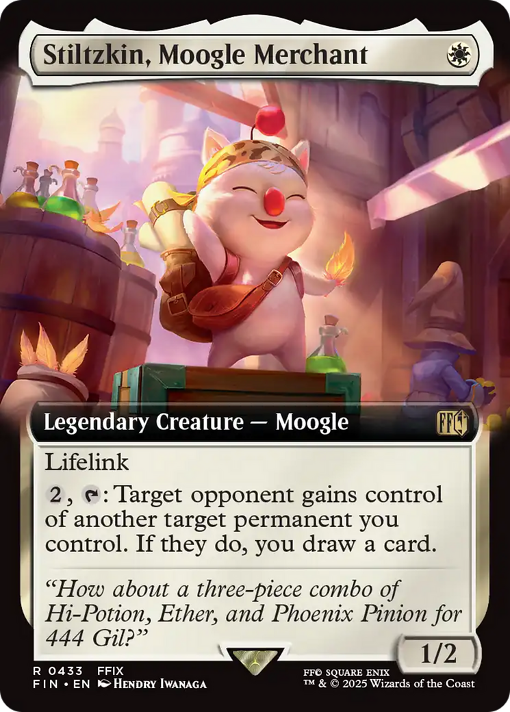 Stiltzkin, Moogle Merchant (Extended Art) [FINAL FANTASY] | Exor Games Summserside