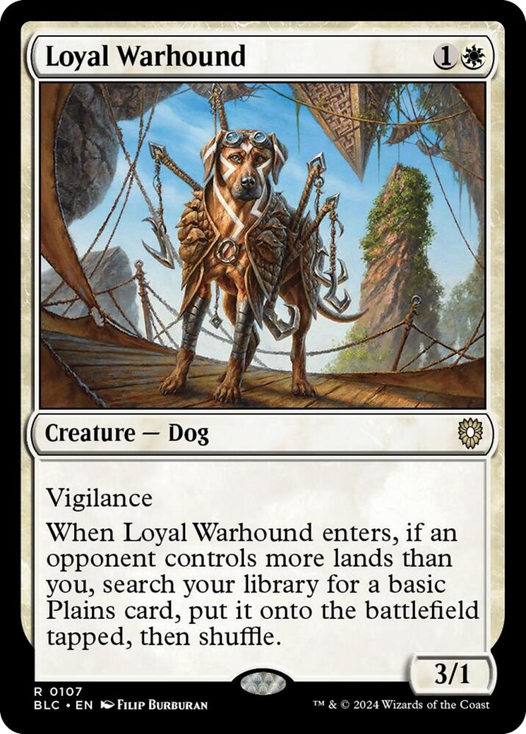 Loyal Warhound [Bloomburrow Commander] | Exor Games Summserside