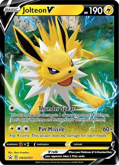 Jolteon V (SWSH151) [Sword & Shield: Black Star Promos] | Exor Games Summserside