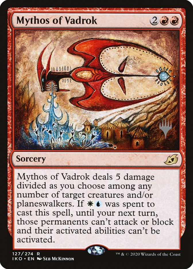 Mythos of Vadrok (Promo Pack) [Ikoria: Lair of Behemoths Promos] | Exor Games Summserside