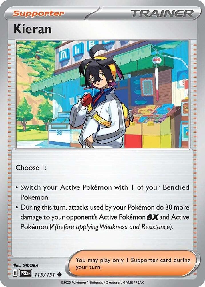 Kieran (113/131) [Scarlet & Violet: Prismatic Evolutions] | Exor Games Summserside