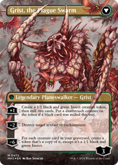 Grist, Voracious Larva // Grist, the Plague Swarm (Borderless) (Textured Foil) [Modern Horizons 3] | Exor Games Summserside