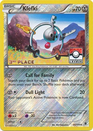 Klefki (66/119) (League Promo 3rd Place) [XY: Phantom Forces] | Exor Games Summserside