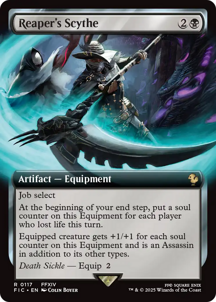 Reaper's Scythe (Extended Art) [FINAL FANTASY Commander] | Exor Games Summserside