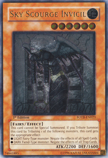 Sky Scourge Invicil [FOTB-EN023] Ultimate Rare | Exor Games Summserside