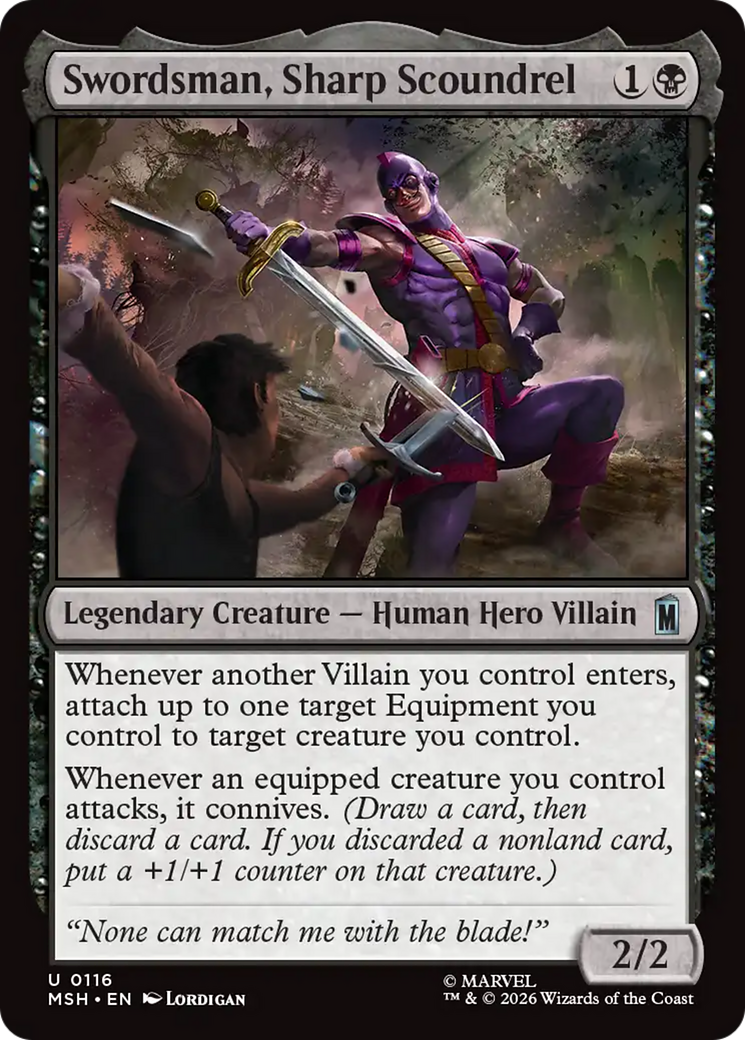 Swordsman, Sharp Scoundrel [Marvel Super Heroes] | Exor Games Summserside