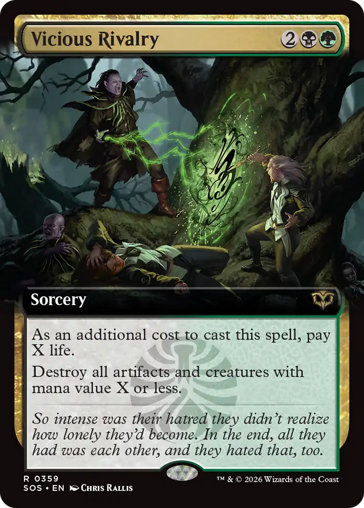 Vicious Rivalry (Extended Art) [Secrets of Strixhaven] | Exor Games Summserside