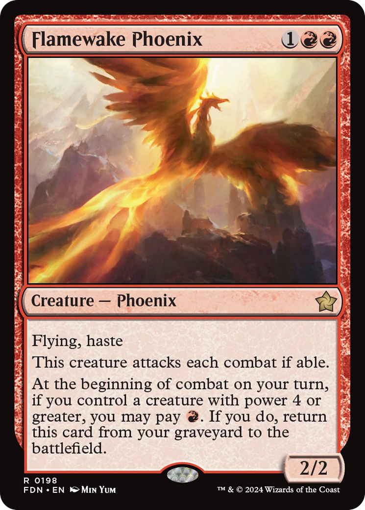 Flamewake Phoenix [Foundations] | Exor Games Summserside