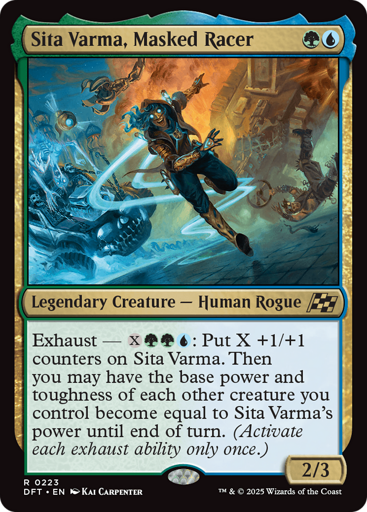 Sita Varma, Masked Racer [Aetherdrift] | Exor Games Summserside