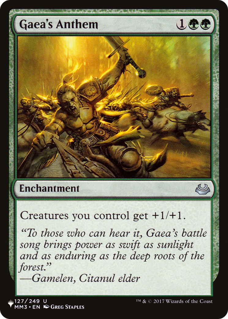 Gaea's Anthem (MM3) [The List] | Exor Games Summserside
