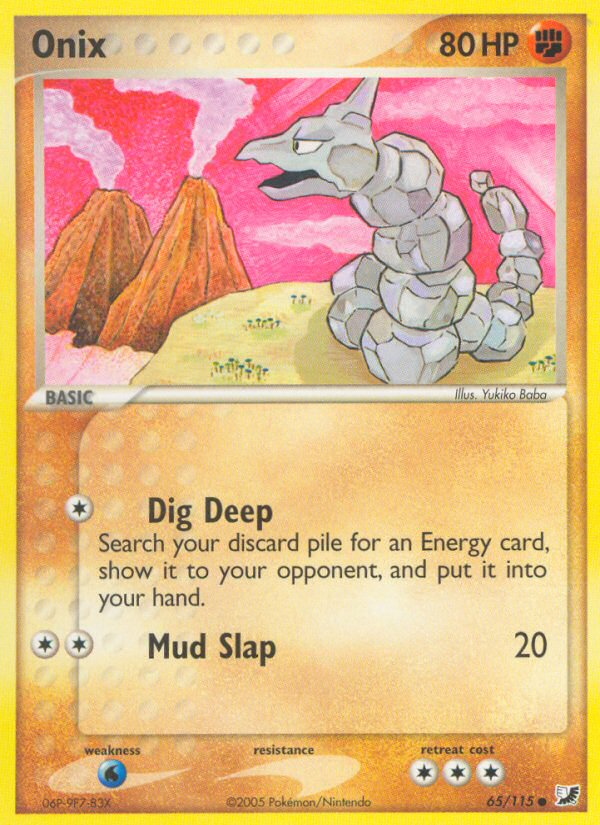 Onix (65/115) [EX: Unseen Forces] | Exor Games Summserside