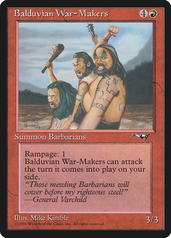 Balduvian War-Makers (Treeline Background) [Alliances] | Exor Games Summserside