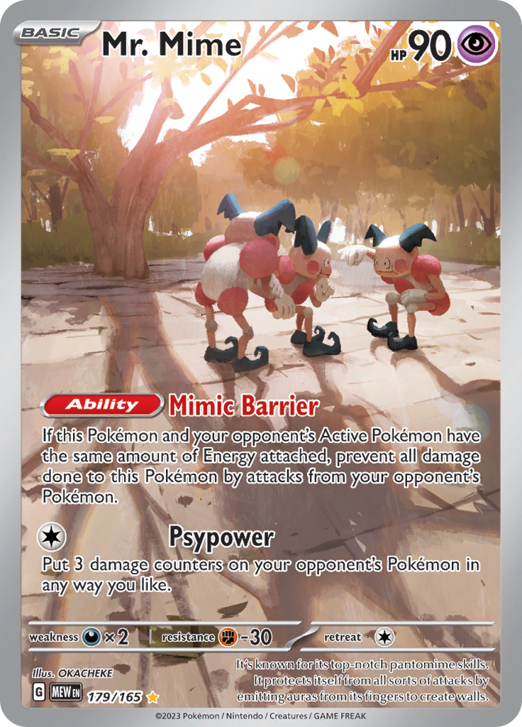 Mr. Mime (179/165) [Scarlet & Violet 151] | Exor Games Summserside