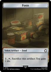 Warrior // Food (0012) Double-Sided Token [Fallout Tokens] | Exor Games Summserside