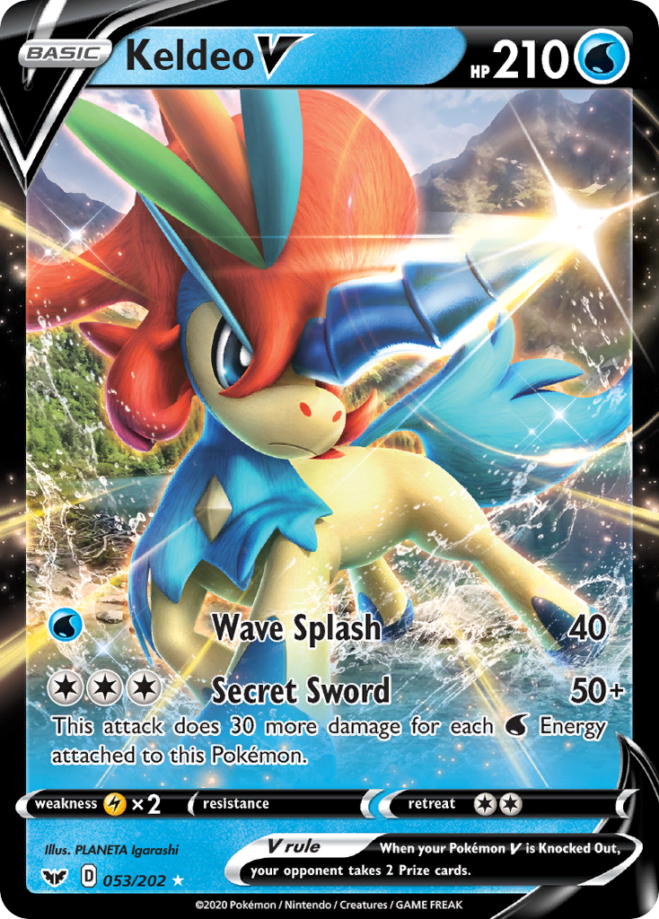 Keldeo V (053/202) [Sword & Shield: Base Set] | Exor Games Summserside