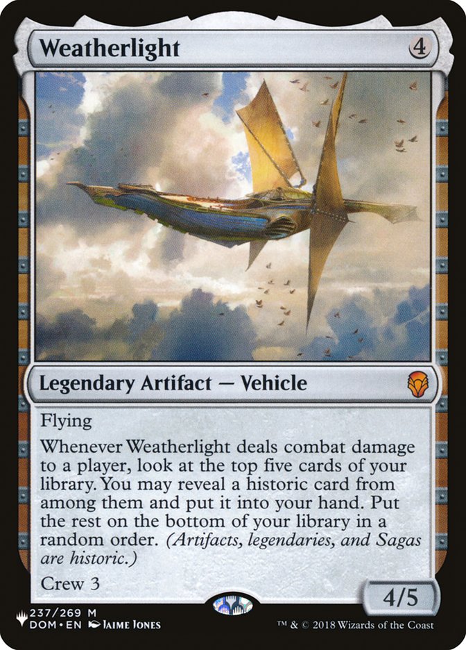 Weatherlight [The List] | Exor Games Summserside