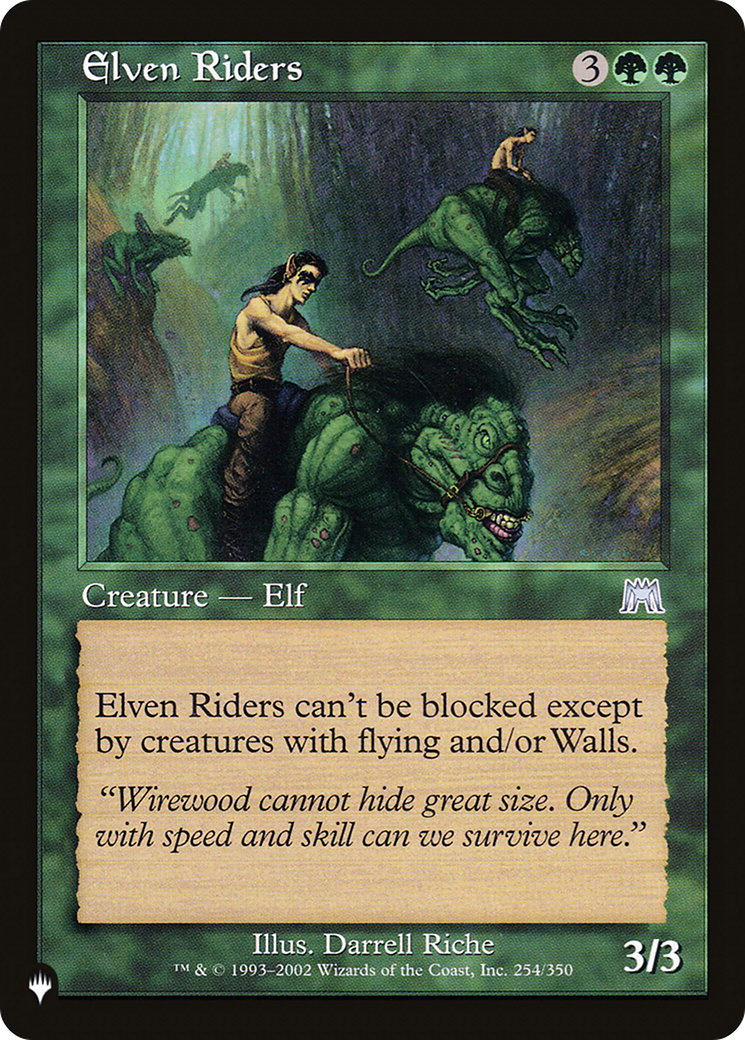 Elven Riders [The List Reprints] | Exor Games Summserside