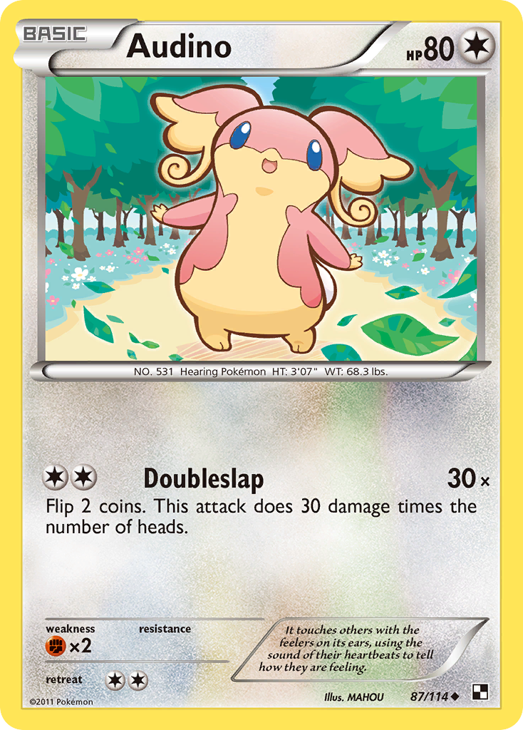 Audino (87/114) [Black & White: Base Set] | Exor Games Summserside