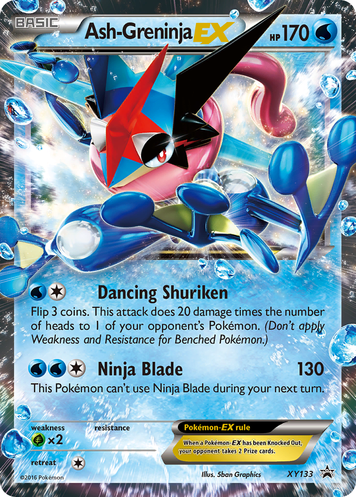 Ash-Greninja EX (XY133) [XY: Black Star Promos] | Exor Games Summserside