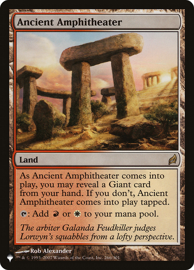 Ancient Amphitheater (LRW) [The List] | Exor Games Summserside