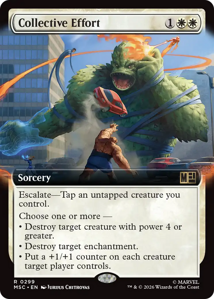 Collective Effort (Extended Art) [Marvel Super Heroes Commander] | Exor Games Summserside