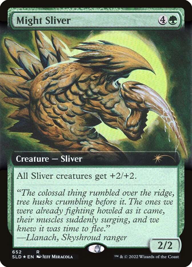 Might Sliver (Extended Art) [Secret Lair Drop Promos] | Exor Games Summserside