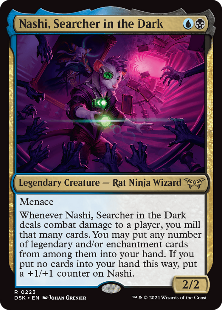 Nashi, Searcher in the Dark [Duskmourn: House of Horror] | Exor Games Summserside