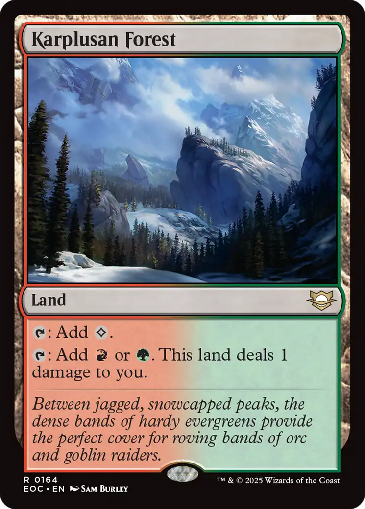 Karplusan Forest [Edge of Eternities Commander] | Exor Games Summserside