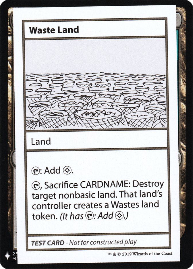 Waste Land [Mystery Booster Playtest Cards] | Exor Games Summserside